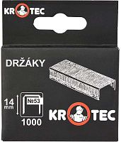 Скобы для степлера 14 мм тип 53 Krotec 4302005, 1000 шт Скобы для степлера 14 мм тип 53 Krotec 4302005, 1000 шт