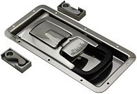 Замок штанговый на трубу с рукояткой Push L=318 мм N215C, нержавеющая сталь А2 Замок штанговый на трубу с рукояткой Push L=318 мм N215C, нержавеющая сталь А2