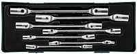 Набор торцевых карданных ключей 6-19 мм, 7 предметов, ложемент Jonnesway W43A107SP  Набор торцевых карданных ключей 6-19 мм, 7 предметов, ложемент Jonnesway W43A107SP