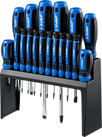 Набор отверток в держателе ЗУБР Профессионал-18 (25242), 18 предметов Набор отверток в держателе ЗУБР Профессионал-18 (25242), 18 предметов