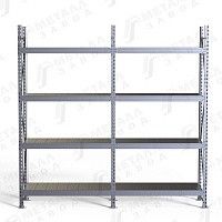 Стеллаж металлический 2500/1200/600 мм, Металл-завод SGR-V-Zn 1264-2,5-DS, дополнительная секция Стеллаж металлический 2500/1200/600 мм, Металл-завод SGR-V-Zn 1264-2,5-DS, дополнительная секция