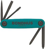 Складной набор отверток с шилом GorillaGrip Bondhus 12545, 5 шт Складной набор отверток с шилом GorillaGrip Bondhus 12545, 5 шт