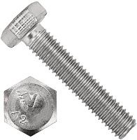 Болт с шестигранной головкой М16х60 DIN 933 ГОСТ 7798, нержавеющая сталь А2-80 Болт с шестигранной головкой М16х60 DIN 933 ГОСТ 7798, нержавеющая сталь А2-80