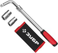 Ключ баллонный телескопический с торцовыми головками 1/2" 17/19 мм, 21/23 мм ЗУБР 27525-H4 Ключ баллонный телескопический с торцовыми головками 1/2" 17/19 мм, 21/23 мм ЗУБР 27525-H4