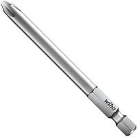 Бита крестовая PH1 длина 90 мм, 1/4" Wiha Professional 04126, сталь Cr-V Бита крестовая PH1 длина 90 мм, 1/4" Wiha Professional 04126, сталь Cr-V