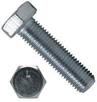 Шестигранный болт с полной мелкой резьбой 14x1,5x40 мм DIN 961 (ISO 8676), оцинкованная сталь Шестигранный болт с полной мелкой резьбой 14x1,5x40 мм DIN 961 (ISO 8676), оцинкованная сталь