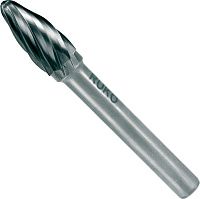 Бор-фреза твердосплавная 6x18x58 мм, F (RBF) DIN 8033, Ruko 116030A, с алюминиевыми зубьями Бор-фреза твердосплавная 6x18x58 мм, F (RBF) DIN 8033, Ruko 116030A, с алюминиевыми зубьями