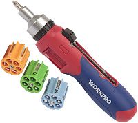 Отвертка с автозагрузкой Workpro WP221056, 24 насадки Отвертка с автозагрузкой Workpro WP221056, 24 насадки