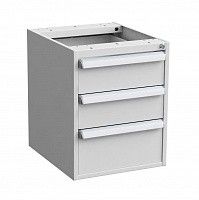 Тумба с выдвижными ящиками высота 520 мм 45/56, Treston 60649107, с защитой ESD Тумба с выдвижными ящиками высота 520 мм 45/56, Treston 60649107, с защитой ESD