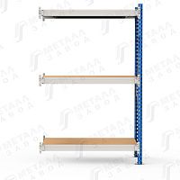 Стеллаж металлический 2000/1500/800 мм, Металл-завод SGR-V-ДСП 1583-2.0 ДС, дополнительная секция Стеллаж металлический 2000/1500/800 мм, Металл-завод SGR-V-ДСП 1583-2.0 ДС, дополнительная секция