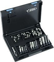 Набор для восстановления резьбы VC385 М6-М10 мм Volkel V-Coil Rapid 04385, 45 предметов, метрическая резьба Набор для восстановления резьбы VC385 М6-М10 мм Volkel V-Coil Rapid 04385, 45 предметов, метрическая резьба