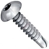 Саморез с полукруглой головкой и шлицем T25 JT4-FR-4-5,5х19 мм EJOT 7381138300, нержавеющая сталь А2 Саморез с полукруглой головкой и шлицем T25 JT4-FR-4-5,5х19 мм EJOT 7381138300, нержавеющая сталь А2