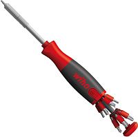 Отвертка с двойными битами SL, PH, PZ, TORX, HEX, RO - 13 шт. Wiha LiftUp-26one 43895 (SB) Отвертка с двойными битами SL, PH, PZ, TORX, HEX, RO - 13 шт. Wiha LiftUp-26one 43895 (SB)