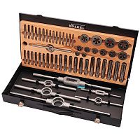 Набор метчиков и плашек UNC 1/4"-1 1/2" Volkel HSS-G 48054, 62 шт Набор метчиков и плашек UNC 1/4"-1 1/2" Volkel HSS-G 48054, 62 шт