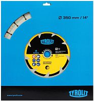 Диск алмазный универсальный для ручных резчиков 350x3х25,4 мм Tyrolit Basic DCU 466099 Диск алмазный универсальный для ручных резчиков 350x3х25,4 мм Tyrolit Basic DCU 466099
