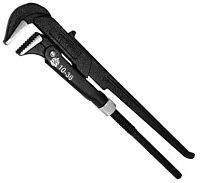 Ключ газовый №4 45° ГОСТ 18981-73 Волжский инструмент 5504004, хромованадиевая сталь Ключ газовый №4 45° ГОСТ 18981-73 Волжский инструмент 5504004, хромованадиевая сталь