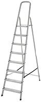 Стремянка на 8 ступеней 100208, алюминий Стремянка на 8 ступеней 100208, алюминий
