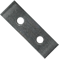 Пластина бытовая 50х14х1,5 мм ПТ, оцинкованная сталь Пластина бытовая 50х14х1,5 мм ПТ, оцинкованная сталь