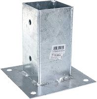 Основание столба прикручиваемое 71х71х150 мм GAH ALBERTS 211615, горячий цинк Основание столба прикручиваемое 71х71х150 мм GAH ALBERTS 211615, горячий цинк