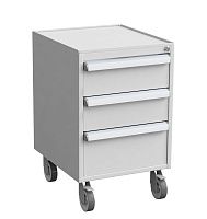 Тумба с выдвижными ящиками высота 700 мм 45/56, Treston 60649307, с защитой ESD, на колесах Тумба с выдвижными ящиками высота 700 мм 45/56, Treston 60649307, с защитой ESD, на колесах
