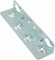 Угловой соединитель мебельный 127 мм, оцинкованная сталь Угловой соединитель мебельный 127 мм, оцинкованная сталь