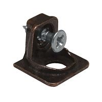 Опора полкодержателя PK2 с саморезом бронза, 2597 36 Опора полкодержателя PK2 с саморезом бронза, 2597 36