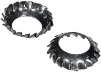 Шайба коническая стопорная с зубьями DIN 6798V, сталь без покрытия Шайба коническая стопорная с зубьями DIN 6798V, сталь без покрытия