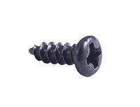 Шуруп 2х4 полусфера с полной резьбой (черный) Шуруп 2х4 полусфера с полной резьбой (черный)