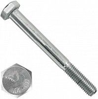 Болт шестигранный М5х25 DIN 931, нержавеющая сталь А4 Болт шестигранный М5х25 DIN 931, нержавеющая сталь А4