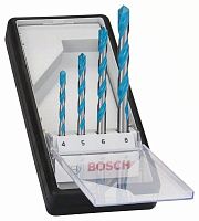 Набор универсальных сверл 4-8 мм, 4 шт CYL-9 Multi Construction Bosch 2607010521 Набор универсальных сверл 4-8 мм, 4 шт CYL-9 Multi Construction Bosch 2607010521