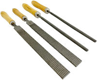 Набор рашпилей с ручками №504 200 мм Волжский Инструмент 5509080, 4 шт Набор рашпилей с ручками №504 200 мм Волжский Инструмент 5509080, 4 шт