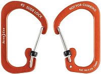 Карабин алюминиевый с фиксатором Nite Ize SlideLock CSLA3-19-R6, размер 3, оранжевый Карабин алюминиевый с фиксатором Nite Ize SlideLock CSLA3-19-R6, размер 3, оранжевый