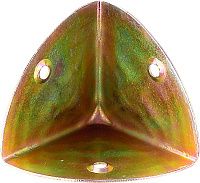 Уголок для ящика 30х30х30 мм Gah Alberts 347604, желтый цинк Уголок для ящика 30х30х30 мм Gah Alberts 347604, желтый цинк