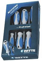 Набор отверток PH, PZ, SL Witte MaxxPro 653754M, 6 предметов Набор отверток PH, PZ, SL Witte MaxxPro 653754M, 6 предметов