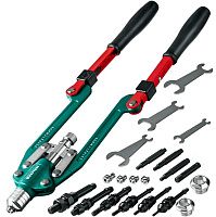 Заклепочник Combo3-M12 складной на 3 вида клепания с оснасткой Kraftool 31182_z01, в кейсе Заклепочник Combo3-M12 складной на 3 вида клепания с оснасткой Kraftool 31182_z01, в кейсе