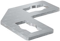 соединительная пластина для профиля FUS Fischer PFFF 2L 542721, горячеоцинкованная сталь соединительная пластина для профиля FUS Fischer PFFF 2L 542721, горячеоцинкованная сталь