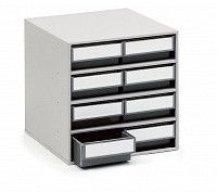 Кассетница с ячейками в металлическом корпусе 400х400х395 мм, Treston 0840-3 Кассетница с ячейками в металлическом корпусе 400х400х395 мм, Treston 0840-3