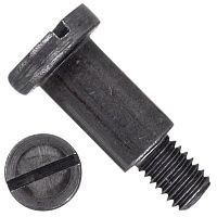 Винт ступенчатый с плоской головкой и прямым шлицем М4х2,5 DIN 923, сталь без покрытия Винт ступенчатый с плоской головкой и прямым шлицем М4х2,5 DIN 923, сталь без покрытия