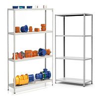 Стеллаж металлический до 100 кг, 4 полки Металл-завод СТФ 1544 Стеллаж металлический до 100 кг, 4 полки Металл-завод СТФ 1544