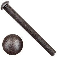 Заклепка под молоток с полукруглой головкой DIN 660, сталь без покрытия Заклепка под молоток с полукруглой головкой DIN 660, сталь без покрытия