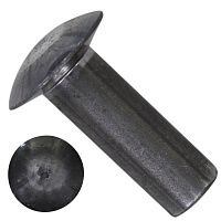 Заклепка под молоток с полупотайной головкой 5х16 мм DIN 662, сталь  без покрытия Заклепка под молоток с полупотайной головкой 5х16 мм DIN 662, сталь  без покрытия