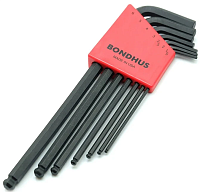 Набор шестигранных ключей с шаром (1,5-6 мм) Bondhus ProGuard 10992, 7 штук Набор шестигранных ключей с шаром (1,5-6 мм) Bondhus ProGuard 10992, 7 штук