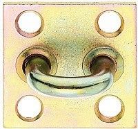 Проушина для навеса 50 мм Gah Alberts 348519, желтый цинк Проушина для навеса 50 мм Gah Alberts 348519, желтый цинк