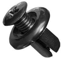 Клипса автомобильная с резьбовым штырьком 1542 Клипса автомобильная с резьбовым штырьком 1542