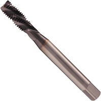 Метчик машинный спиральный DIN 371 45° HSSE TiALN H-Tools, левая метрическая резьба Метчик машинный спиральный DIN 371 45° HSSE TiALN H-Tools, левая метрическая резьба