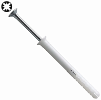 Дюбель-гвоздь 6х60 мм с потайным бортиком MNAr-S Mungo 1125606S Дюбель-гвоздь 6х60 мм с потайным бортиком MNAr-S Mungo 1125606S