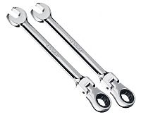 Комбинированный гаечный ключ трещоточный шарнирный ЗУБР Комбинированный гаечный ключ трещоточный шарнирный ЗУБР