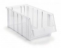 Навесная штабелируемая ячейка, 186х400х156 мм Treston 1940-1, прозрачный Навесная штабелируемая ячейка, 186х400х156 мм Treston 1940-1, прозрачный