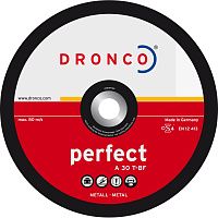 Диск шлифовальный по металлу 180х6х22,23 мм DRONCO Perfect A30T 3186041 Диск шлифовальный по металлу 180х6х22,23 мм DRONCO Perfect A30T 3186041