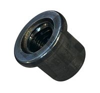 Гайка Эриксона с фланцем сквозная M8x10x15 мм, сталь  без покрытия Гайка Эриксона с фланцем сквозная M8x10x15 мм, сталь  без покрытия